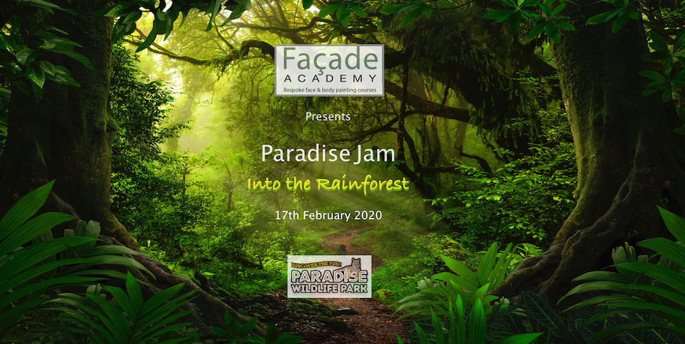 Paradise Jam 2020 face painting event